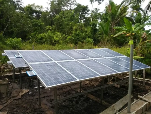 Pompa air tenaga surya ramah lingkungan