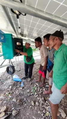Cara kerja pompa tenaga surya efisien