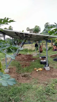 pompa air DC tanpa listrik