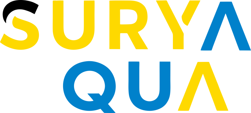 Logo Suryaqua pompa air tenaga surya solusi irigasi tanpa listrik dan tanpa BBM
