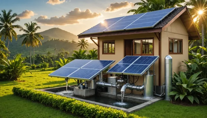 "harga pompa air tenaga surya" suryaqua