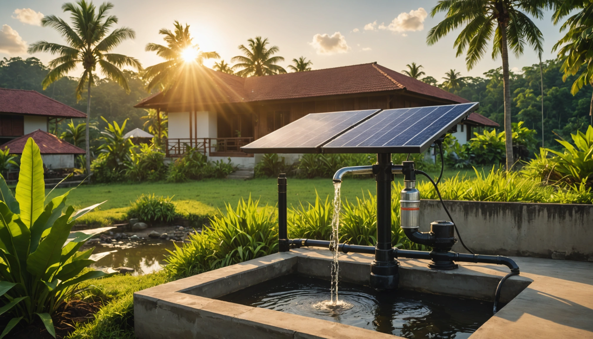 pompa air tenaga surya