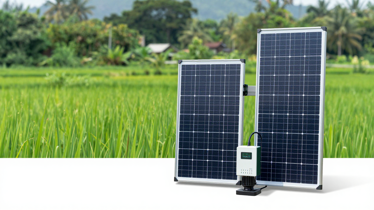 aplikasi pompa air tenaga surya di kebun suryaqua