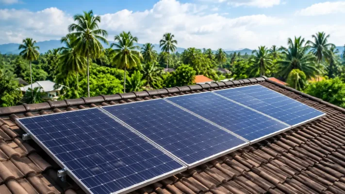 cara kerja panel surya untuk rumah