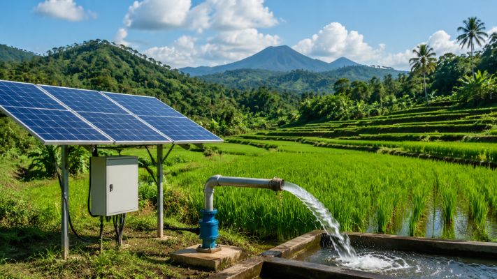 jenis dan tipe pompa air tenaga surya untuk pertanian