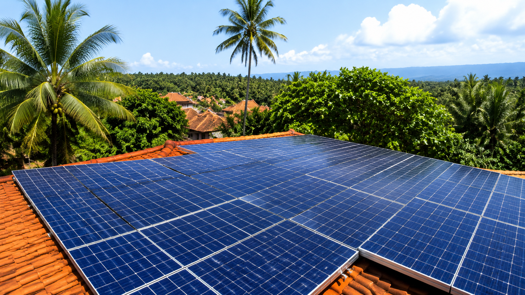 komponen panel surya untuk rumah