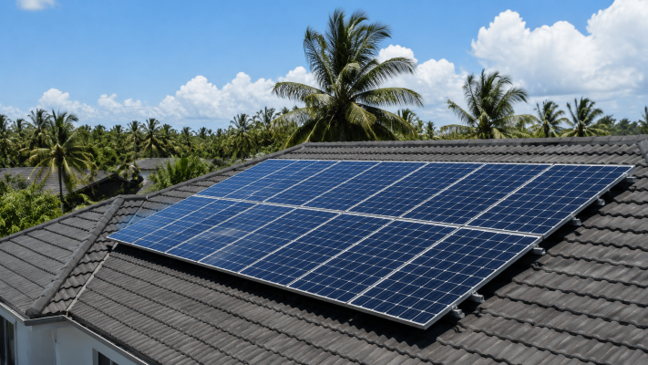 "merek dan perbandingan panel surya 500 watt"
