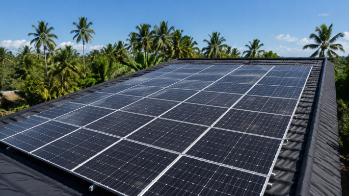 "merek dan perbandingan panel surya untuk rumah"
