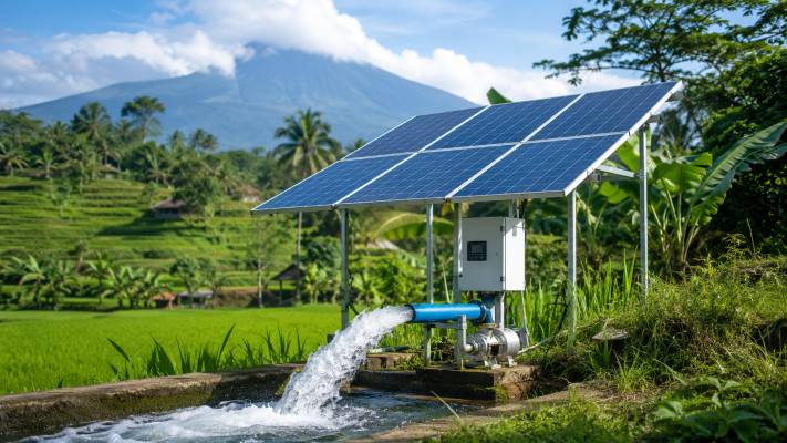 paket dan bundling pompa air tenaga surya untuk pertanian