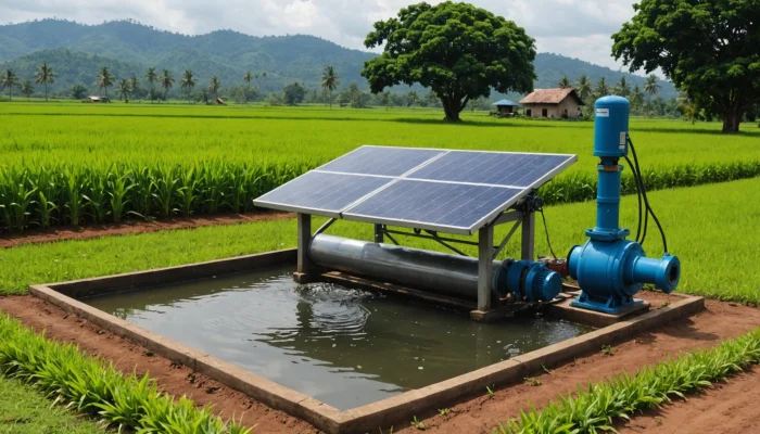 "pompa surya untuk irigasi sawah" suryaqua