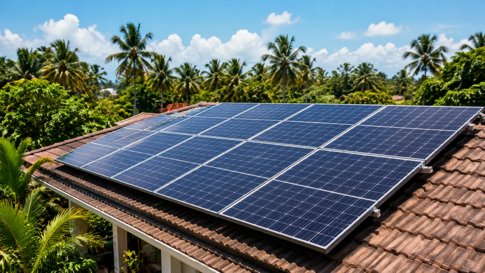 rekomendasi panel surya untuk rumah 1300 watt suryaqua
