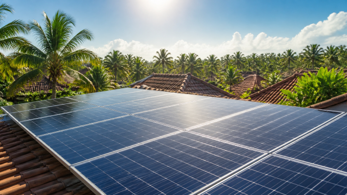 "simulasi biaya 5 tahun harga panel surya 900 watt"