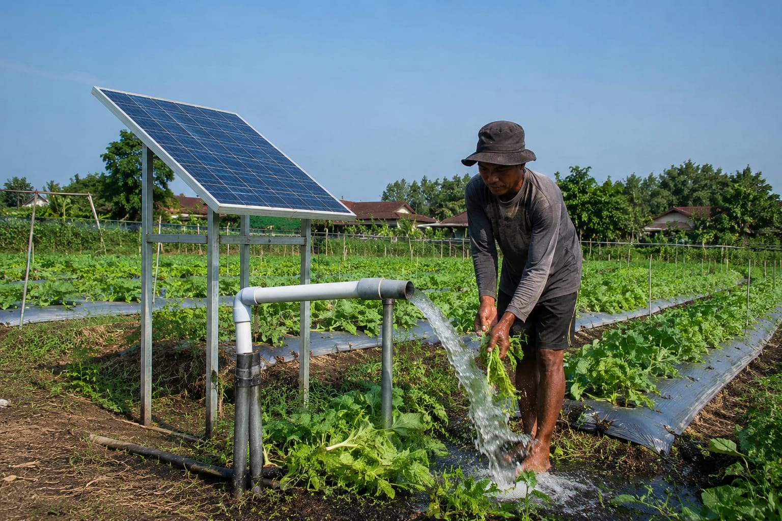 Panel Surya Terbaik untuk Sistem Pompa Air