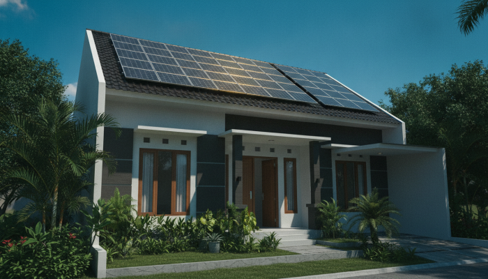 Harga panel surya 900 watt untuk rumah tangga kecil