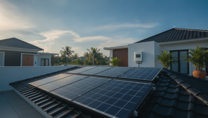 Harga panel surya 2200 watt untuk rumah