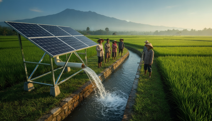 Pompa Air Tenaga Surya untuk Mewujudkan Desa Mandiri Energi